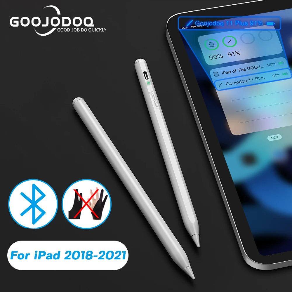 Apple Pencil Bluetooth for iPad 2018-2021 Goojodoq