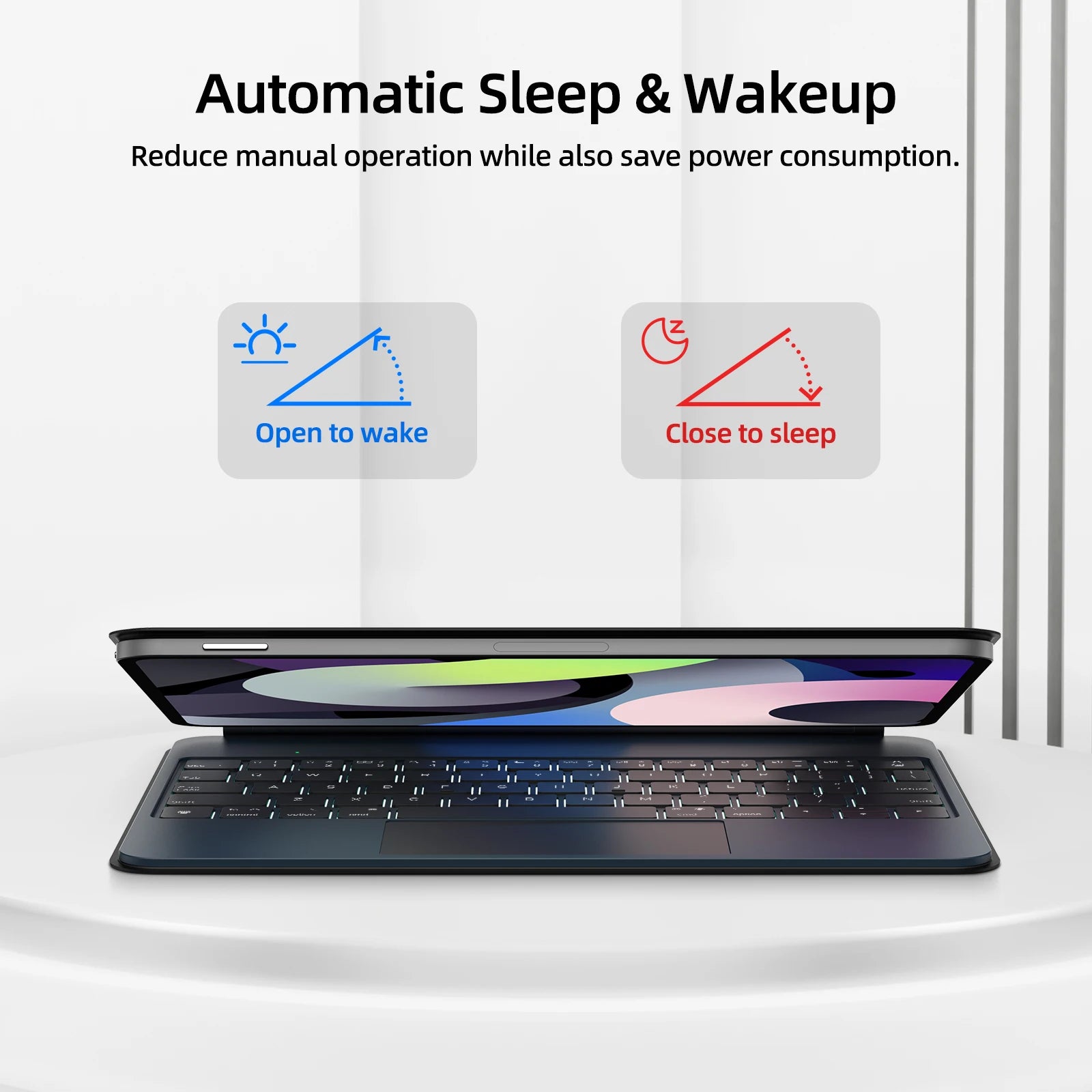 Magnetic Magic Keyboard Case for iPad