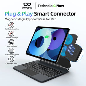 Magnetic Magic Keyboard Case for iPad