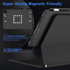 Magnetic Case with Pencil Holder for iPad