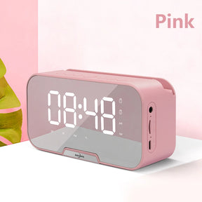 Portable Bluetooth Speaker with Smart Alarm Clock