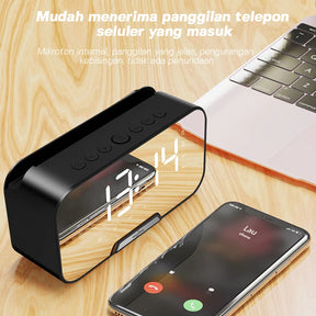 Portable Bluetooth Speaker with Smart Alarm Clock