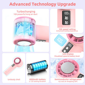 Handheld Fan Semiconductor Refrigeration