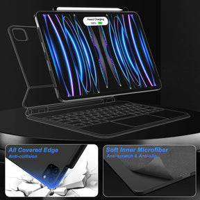 Magnetic Case with Pencil Holder for iPad